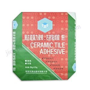Building use square bottom stand up 2 ply kraft paper cement bag with liner for dry mortar,tile adhesive,gypsum powder