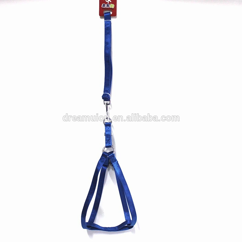Pet Puppy Adjustable Nylon Harness with Lead leash Traction rope for Medium,Big Dog Cat