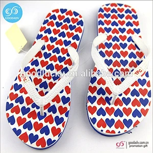 Cheap custom fashion beach flip flop colorful eva foam men flip flop