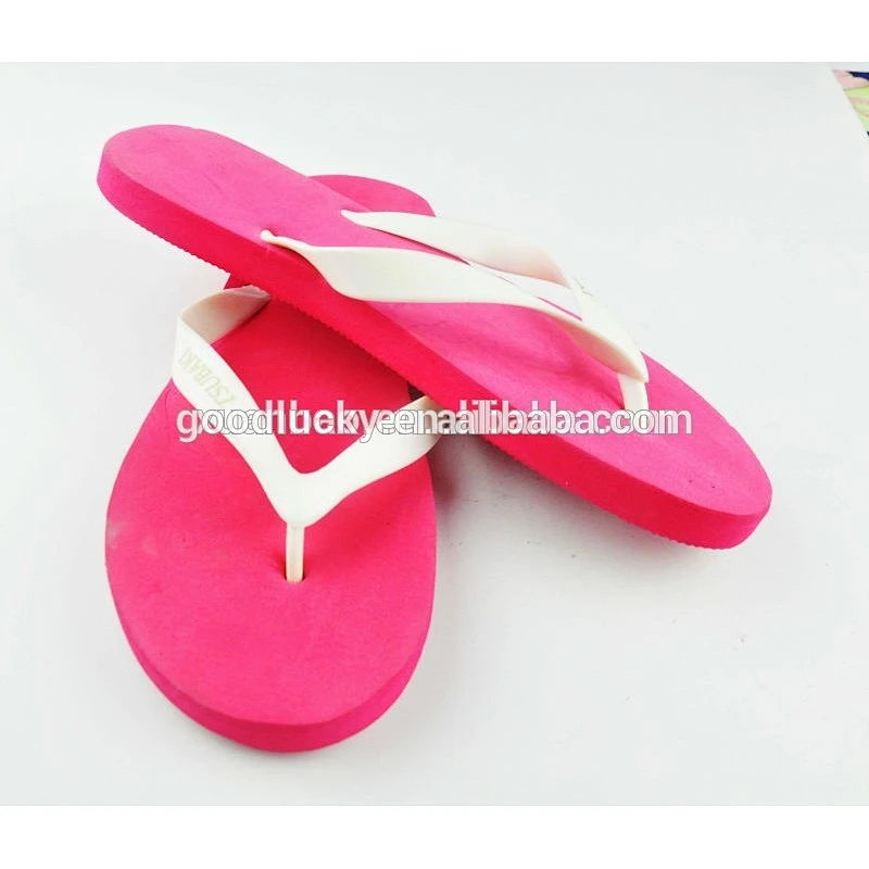 2015 wholesale beach eva embossed women flip flop