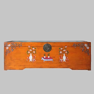 2016 chinese antique reproduction furniture Beijing & painted trunk box