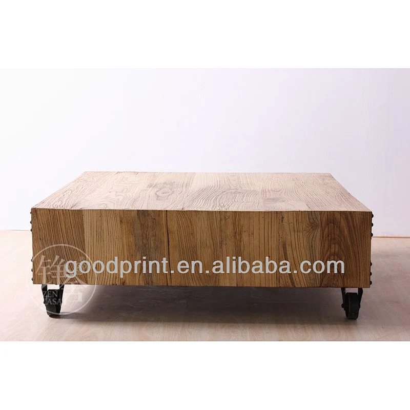 French Reclaimed Wood Furniture (Coffee Table)