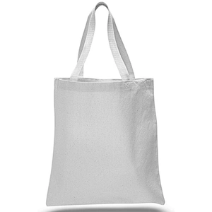 2019 Customise Personalized Natural Cotton Canvas Tote Bag With Outside Pockets