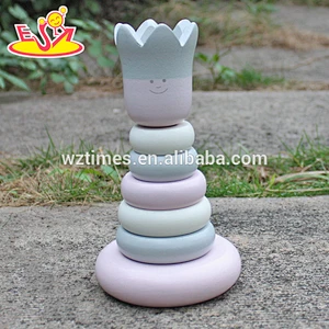 2018 wholesale wooden baby stacking toys high quality wooden baby stacking toys best wooden baby stacking toys W13D129