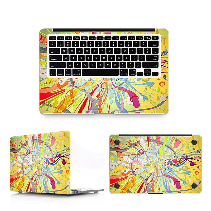 Fancy Waterproof Laptop Body Skin Guard custom decal stickers Dustproof Skin Sticker vinyl stickers for macbook air pro retina