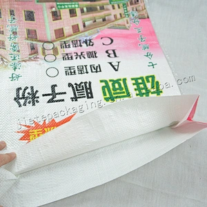20kg White plastic pp woven laminated bag for wall putty powder