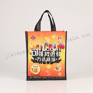 Wholesale cheap customized folding pp non woven shopping bag