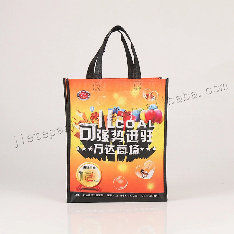 Wholesale cheap customized folding pp non woven shopping bag