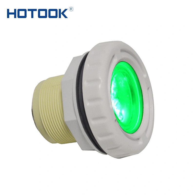 HOTOOK China Supplier Marine Underwater Light 12V 3W RGBW IP68 Waterproof LED Swimming Pool Lights for Spa Liner Pond Piscina