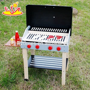 2018 neue design baby holzspielzeug bbq mode kinder holzspielzeug bbq rollenspiel kinder holzspielzeug bbq W10D123