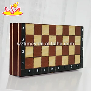 2017 Wholesale funny children wooden chess online W11A055