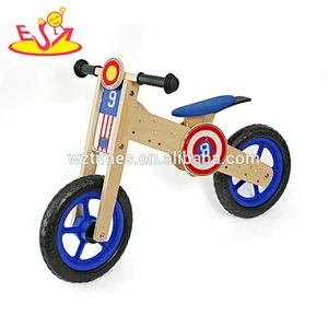 Best design custom wooden kids balance bike without pedal W16C181