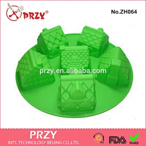 house shaped cake mold