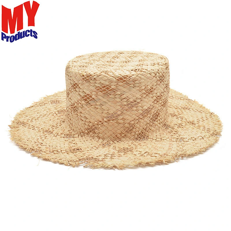 Best selling Best selling Hand-made summer beach decorative wide brim straw panama hat