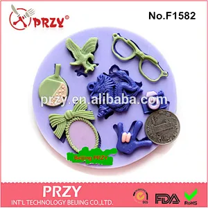 2015 hotsale sugarcraft mulit dragon silicone molds for cake decorating