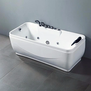 Hot selling freestanding luxury whirlpool massage bathtub home hot tub
