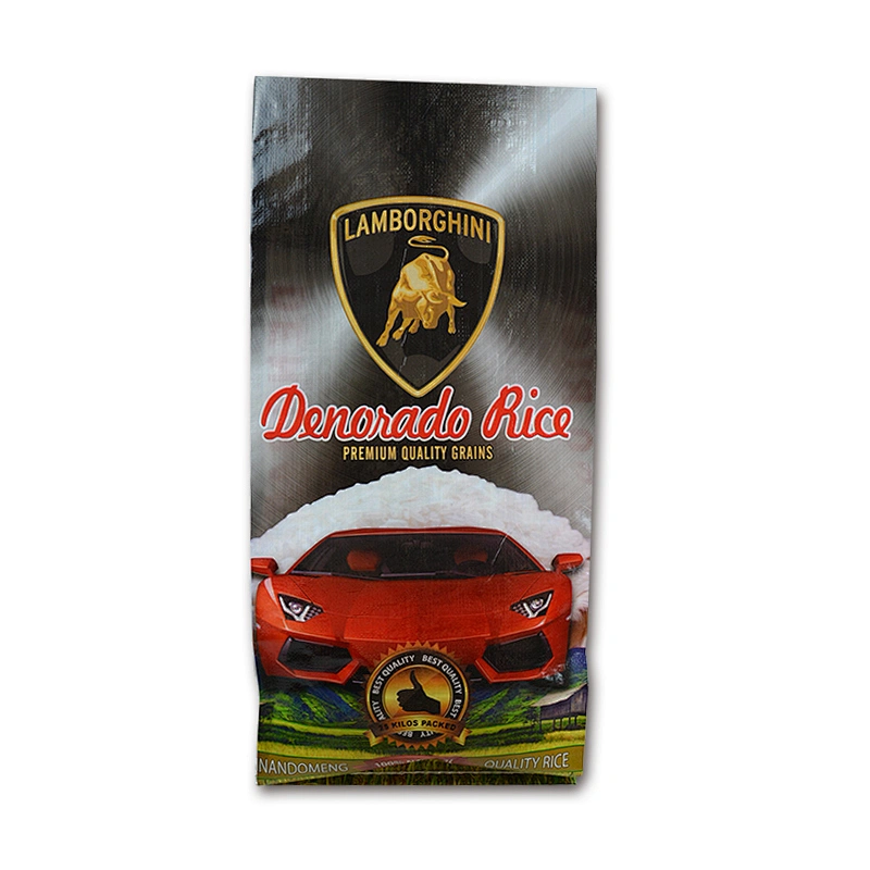 High quality pp woven bag for pet food hot sale colorful printed rice bag