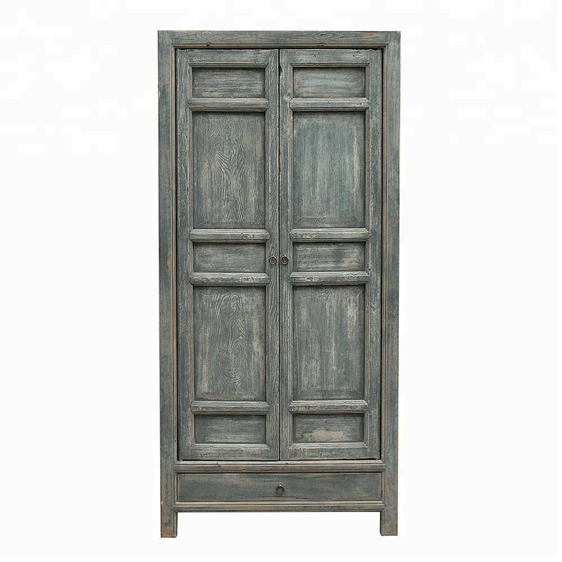 wholesale rustic reclaimed old wood shabby chic distressed wardrobe furniture