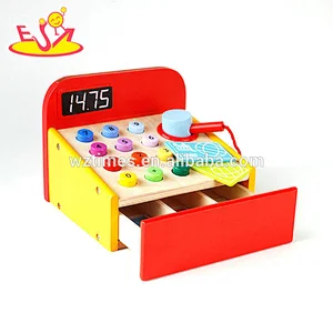 Hölzernes Registrierkassenspielzeug des besten Geschenks für Kinder W10A068
