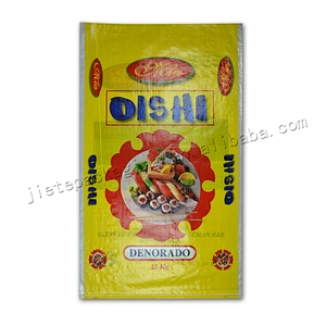High quality 100% transparent pp woven 25kg rice packing bag
