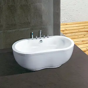 High quality one person bathtub white acrylic hot tub Chinese hot tub parts