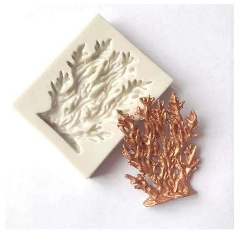 Tree Branch Sea coral for cake decorating tools silicone fondant mold chocolate Silicone mold