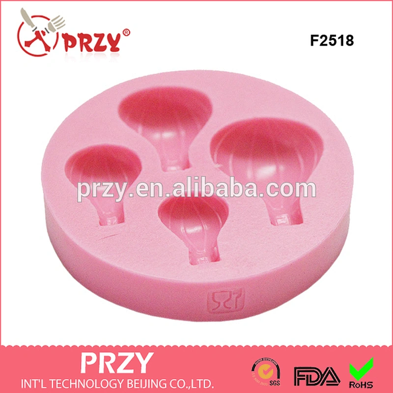 F2516 hot-air balloon Shape Silicone Fondant Cake Decoration