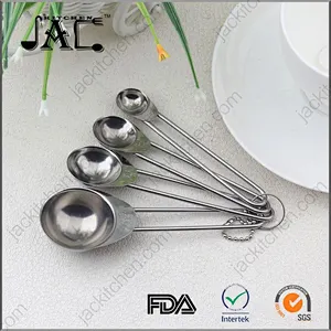 Manmade Stainless Steel 6Pcs Measuring Spoon Set