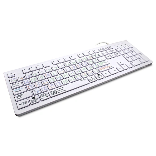 chinese computer film keyboard Custom keyboard printed with shortcut Design vim/dj/ps Factory price for macbook keyboard