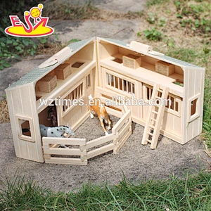 2018 Großhandelsmode aus Holz Bauernhofspielzeug für Kinder spielen W06A166