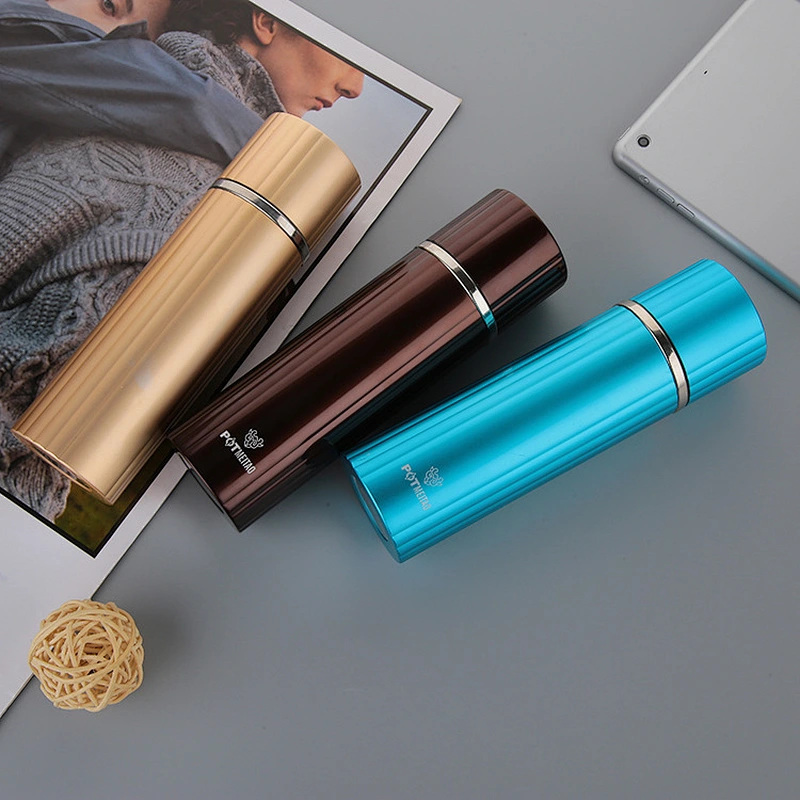 China Supplier in-stock Product Double Wall Steel Water Bottle Travel Mug Flask Vacuum Cup