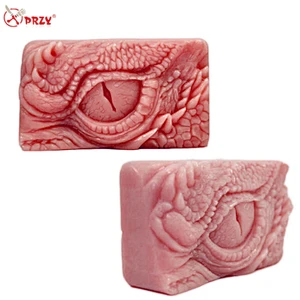 Dragon eye shaped Soap mould 3D rectangle animal soaps mold Silicone dragon's eyes soap molds