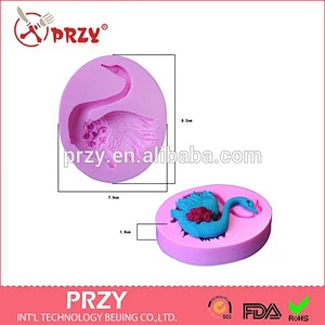 Swan silicone fondant mold,fondant cake decorating silicone molds