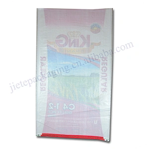 Customized design printing bopp laminated 25kg 50kg pp woven rice bag exported to philippines