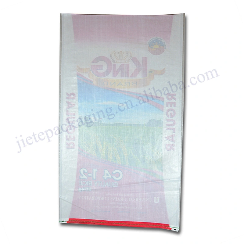 Customized design printing bopp laminated 25kg 50kg pp woven rice bag exported to philippines