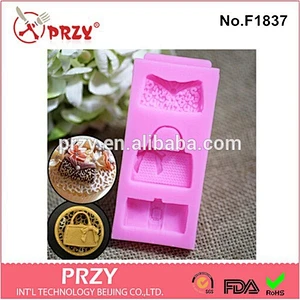 2015 newest beautiful bags gum paste silicone fondant mold