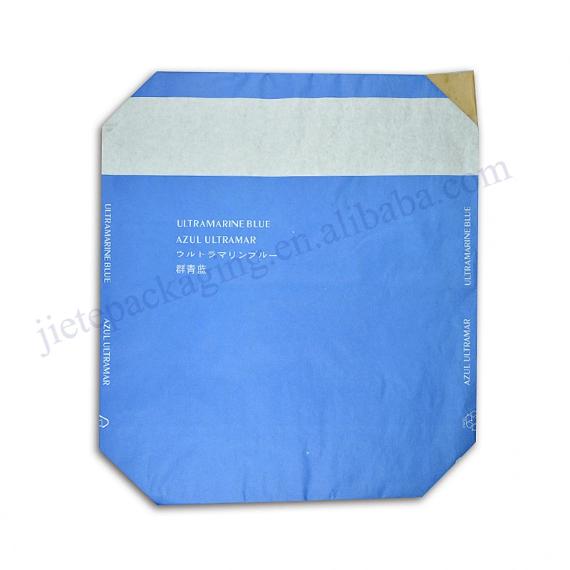 Customized design printing cheap 3 layer white kraft paper cement bag for chemical,mortar,fertilizer