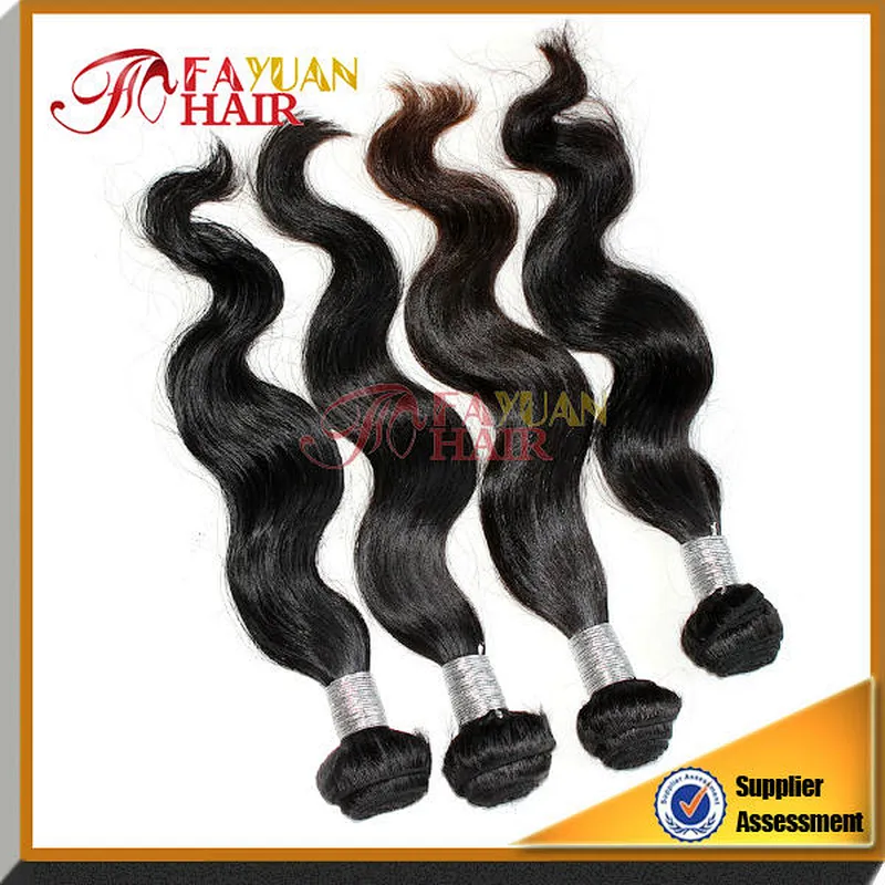 100% brazillian virgin hair weft extension body wave remy hair