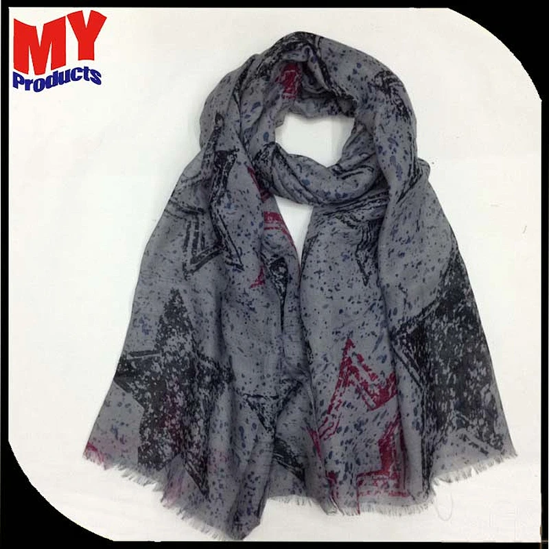 Factory direct digital custom scarf printed scaf