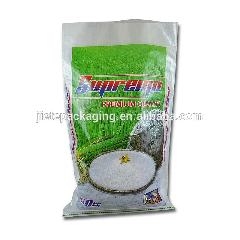 Supply high quality Factory price one time used pp rice bags, plastic sack, PP woven for 50kg 25kg
