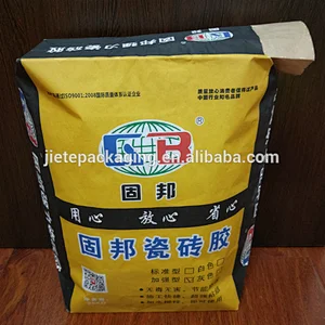 20kg Stand up kraft paper cement packaging bag/sacks for chemical,mortar,cement,tile adhesive,wall putty powder