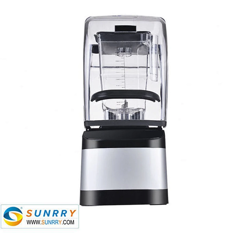 Multifunctional heavy duty large capacity commercial blender with sound cover and stainless steel blade