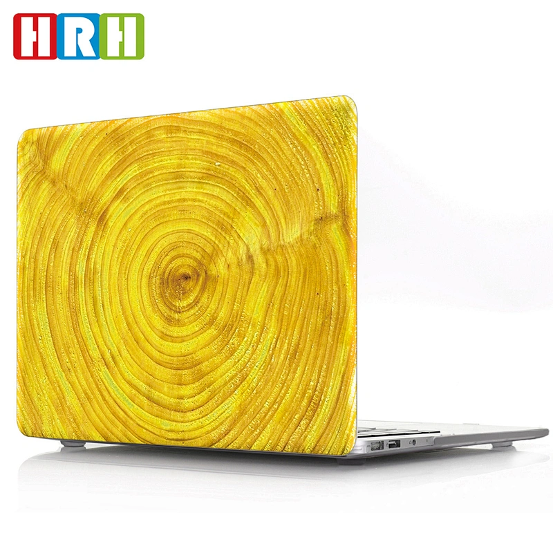Wood computer case custom design Replacement laptop case pu For Macbook 13 inch 15 laptop hard shell A1278 Touch bar A170 A1708