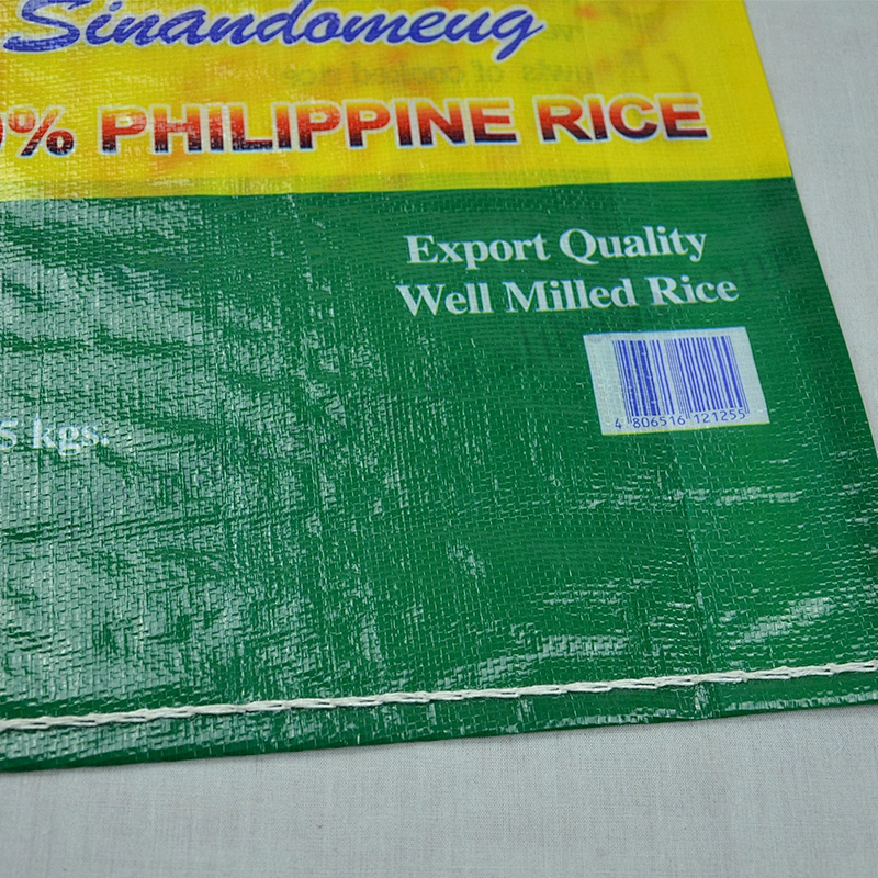 Agricultural Use and bopp laminated 25kg pp woven rice bags for grain,basmati biryani rice bag