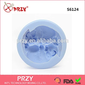KITTENS YIN and YANG 3D cute silicone soap mold candle mold chocolate mold