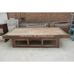 Most popular Antique Style Hand Carved Reclaimed Wood Bed