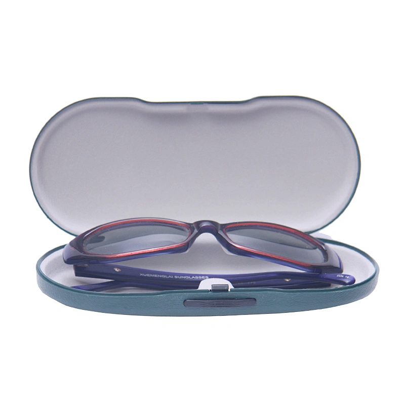 Wholesale Round Plastic Eyeglasses Case Spectacle Case Optical Case R-44
