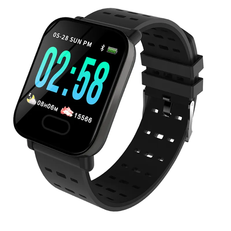 2019 New android/ios Bluetooth smart watch IP67 with Blood pressure monitoring sport wrist band watch