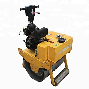 Manufacture price walk behind single road roller 500KG mini road
