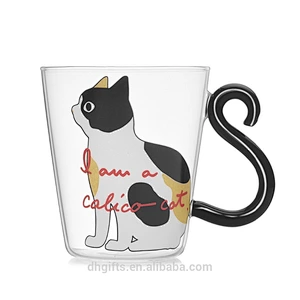 Glassware manufacturer handmade 220ml heat resistant borosilicate coffee mug